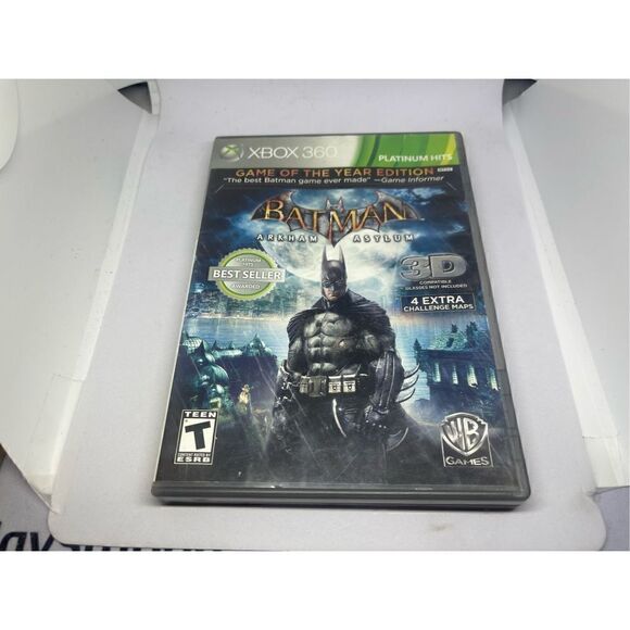 Batman Arkham Asylum Microsoft Xbox 360 Game of the Year Edition - Picture 1 of 4